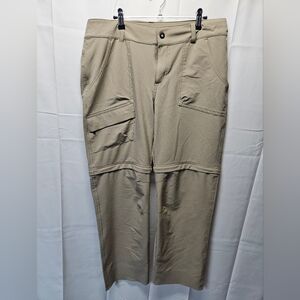 Columbia Convertible Cargo Pants in Light Khaki Sz 12, NWOT